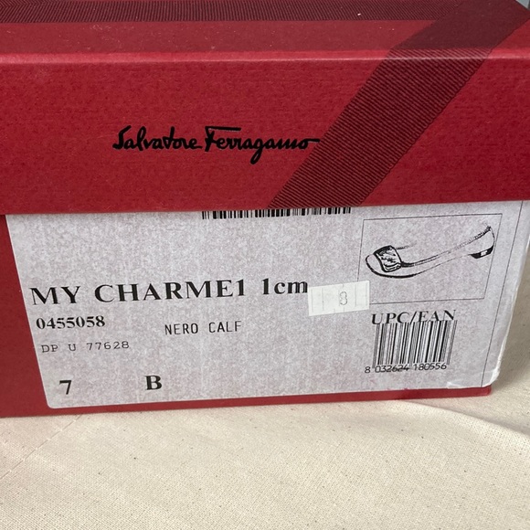 SALVATORE FERRAGAMO My Charme shoes, size 7 B, with box, dust bag - Picture 3 of 17